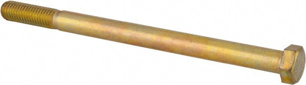 Brighton Best Int'L 455037BR Hex Head Cap Screw 5/8-11, 9" Length Under Head, Grade 8 Steel, Yellow Zinc Dichromate Finish