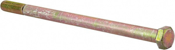 Lindstrom Metric Inc. HCI806211001NA-010T Hex Head Cap Screw 5/8-11 x 11", Grade 8 Steel, Zinc Yellow Dichromate Finish