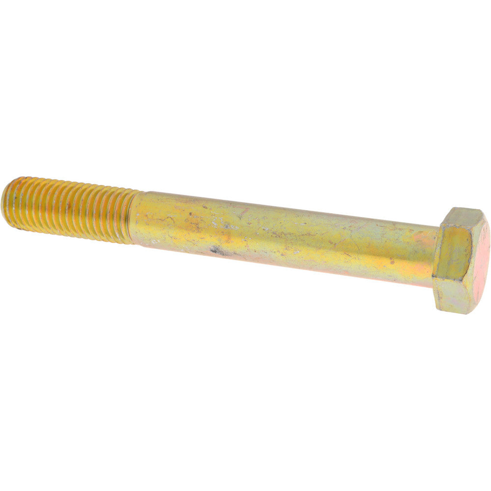 HHCS Made In USA MSC39184 Hex Head Cap Screw 3/4-10 x 6", Grade 8 Steel, Zinc Yellow Dichromate Finish
