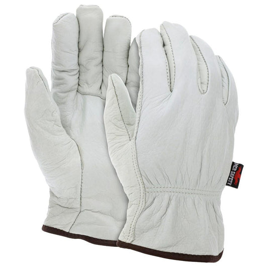 MCR Safety 3250L Work Gloves MemphisÂ® 3250, Size Large, Fleece Lined, Cowhide Leather, General Purpose