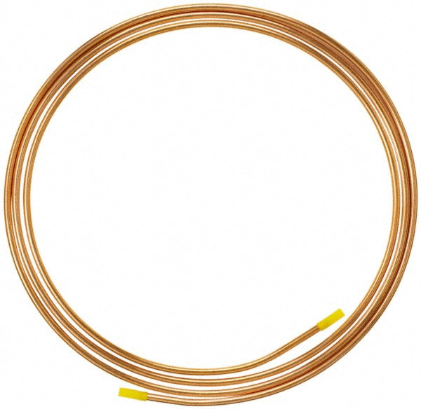 Mueller Industries D 04010P 10' Long, 1/4" OD, Grade Alloy 122 Copper Seamless Tube