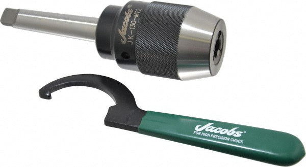 Jacobs 31408 Drill Chuck 3/64 to 1/2" Capacity, Integral Shank Mount, 2MT
