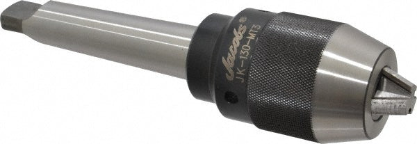Jacobs 31409 Drill Chuck 3/64 to 1/2" Capacity, Integral Shank Mount, 3MT