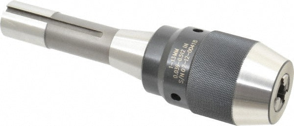 Jacobs 31411 Drill Chuck 3/64 to 1/2" Capacity, Integral Shank Mount, R8