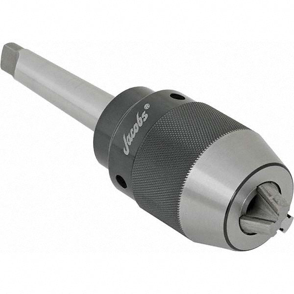 Jacobs 31414 Drill Chuck 7/64 to 5/8" Capacity, Integral Shank Mount, 3MT