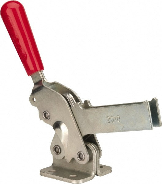 De-Sta-Co 2010-U Manual Hold-Down Toggle Clamp Vertical, 1,400 lb Capacity, U-Bar, Flanged Base