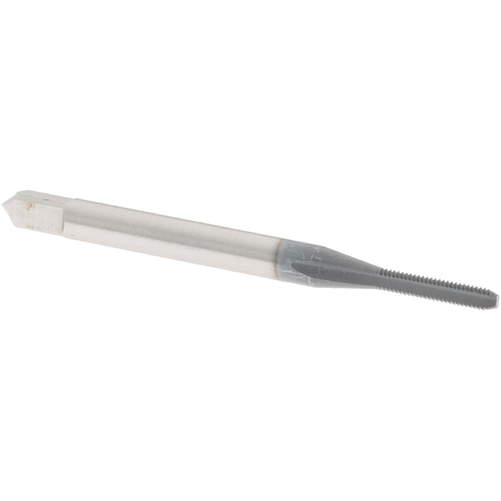 OSG 1010802 Straight Flute Tap #1-72 UNF, 2 Flute, Bottoming Chamfer, 2B Class of Fit, High-Speed Steel