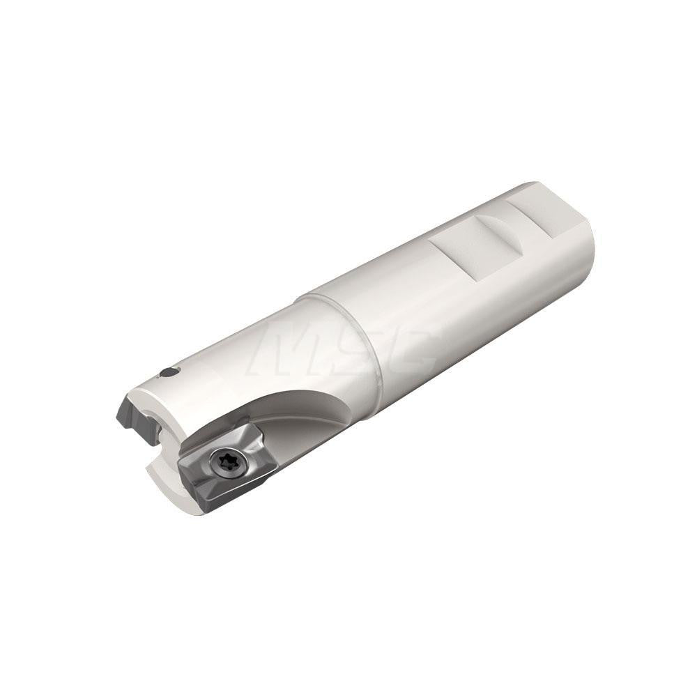 Iscar 3102155 Indexable Square-Shoulder End Mill HM90 E90AD D1.0-2C1.0B, 1" Cut Dia, 0.56" Max Depth of Cut, 1" Dia Cylindrical Shank