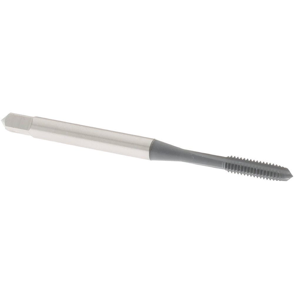 OSG 1012502 Straight Flute Tap #4-48 UNF, 3 Flute, Plug Chamfer, 2B Class of Fit, High-Speed Steel