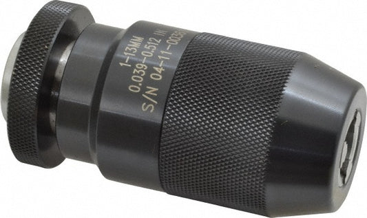 Jacobs 33365 Drill Chuck 0.039 to 0.512" Capacity, Tapered Mount, JT2