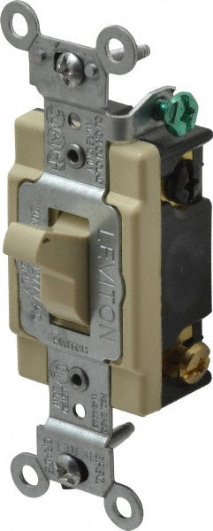 Leviton CSB4-20I 4 Pole, 120 to 277 VAC, 20 Amp, Commercial Grade Toggle Four Way Switch