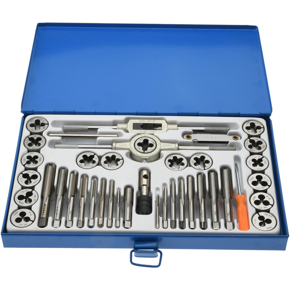 Value Collection CCT1578 Tap & Die Set #4-40 to 1/2-20 Taps, UNC