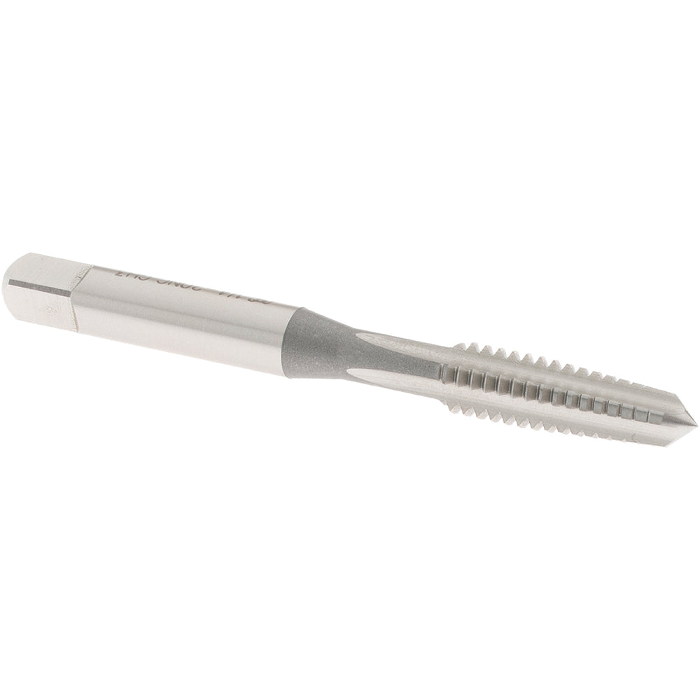 OSG 1120000 Straight Flute Tap 1/4-20 UNC, 4 Flute, Taper Chamfer, 3B Class of Fit, High-Speed Steel, Bright/Uncoated Finish
