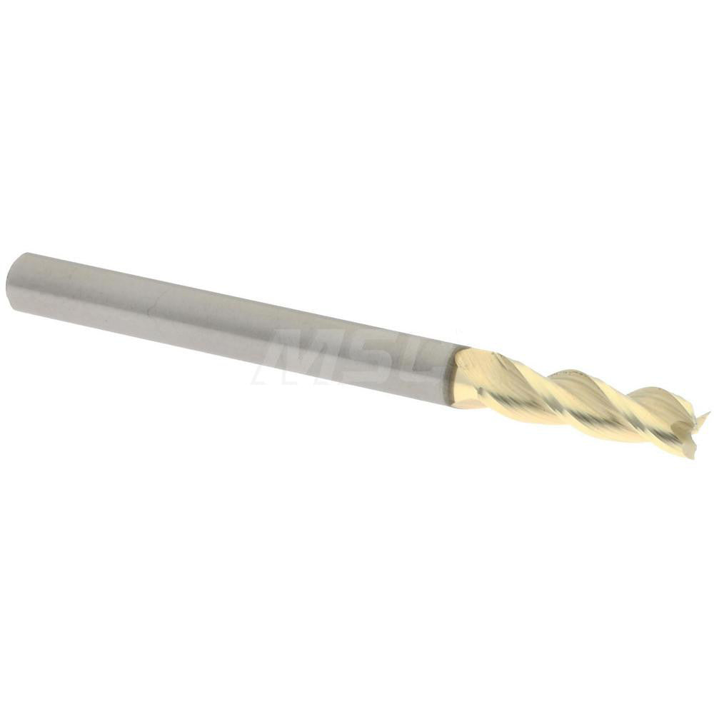 Accupro 314450 Square End Mill 1/8" Dia, 3/8" LOC, 3 Flute, Solid Carbide