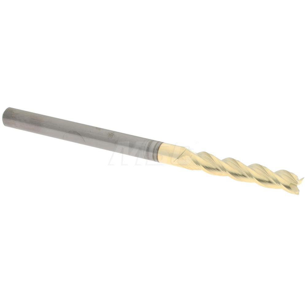 Accupro 314472 Square End Mill 1/8" Dia, 5/8" LOC, 3 Flute, Solid Carbide