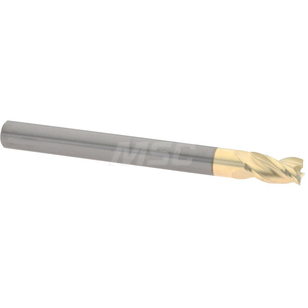 Accupro 314502 Square End Mill 3/16" Dia, 5/16" LOC, 3 Flute, Solid Carbide