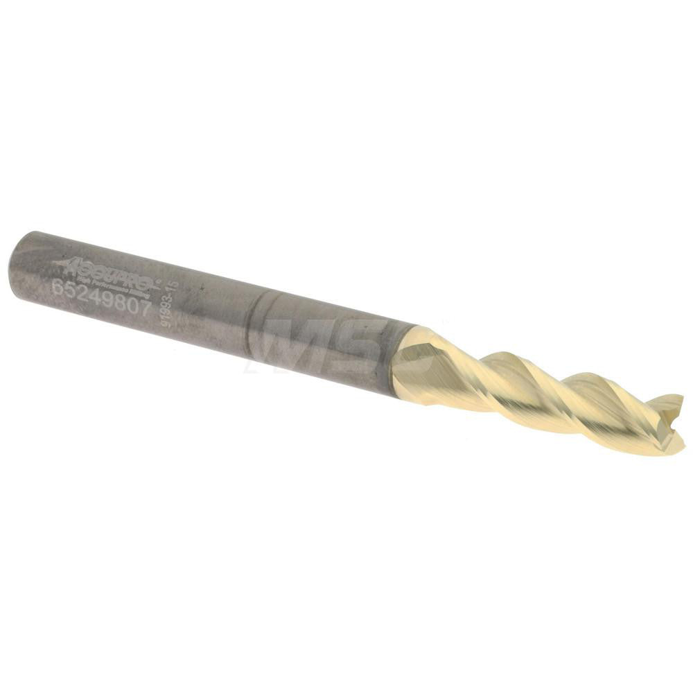 Accupro 314549 Square End Mill 7/32" Dia, 3/4" LOC, 3 Flute, Solid Carbide