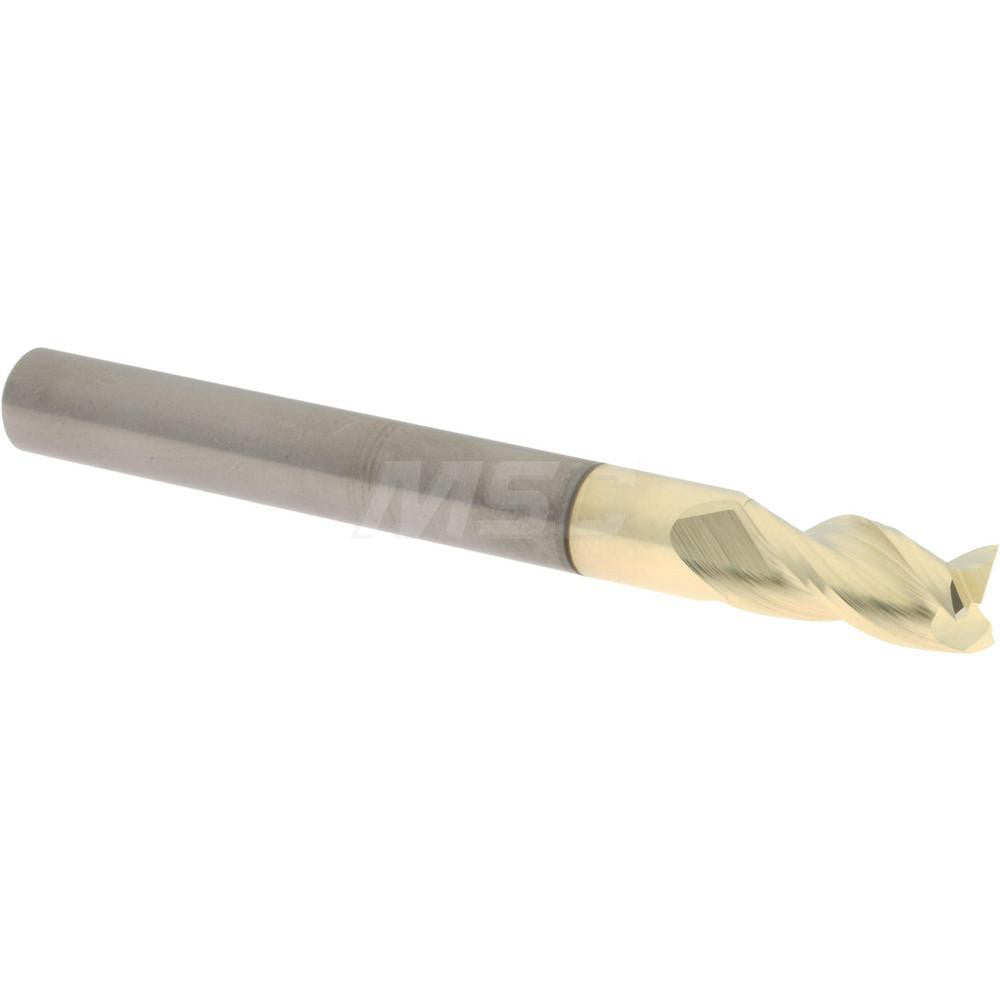 Accupro 314570 Square End Mill 1/4" Dia, 1/2" LOC, 3 Flute, Solid Carbide