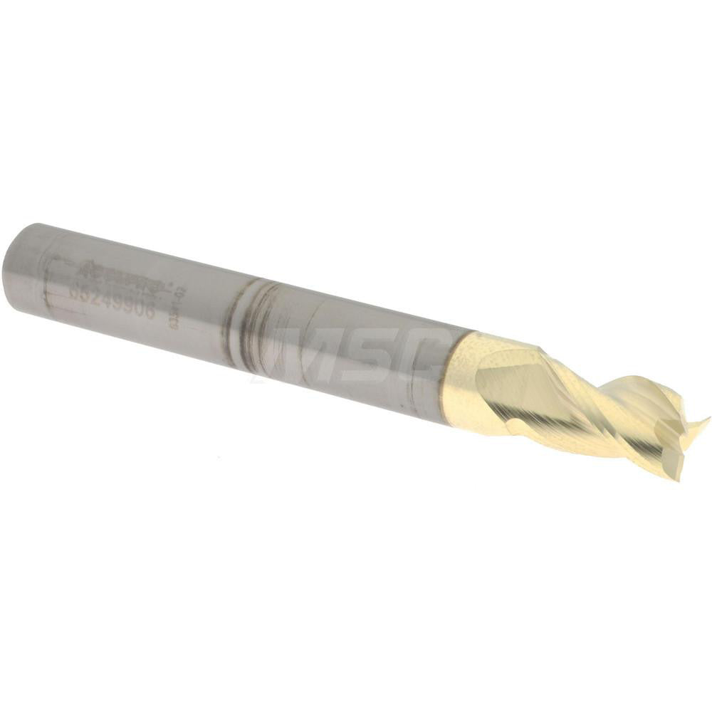 Accupro 314630 Square End Mill 9/32" Dia, 7/16" LOC, 3 Flute, Solid Carbide