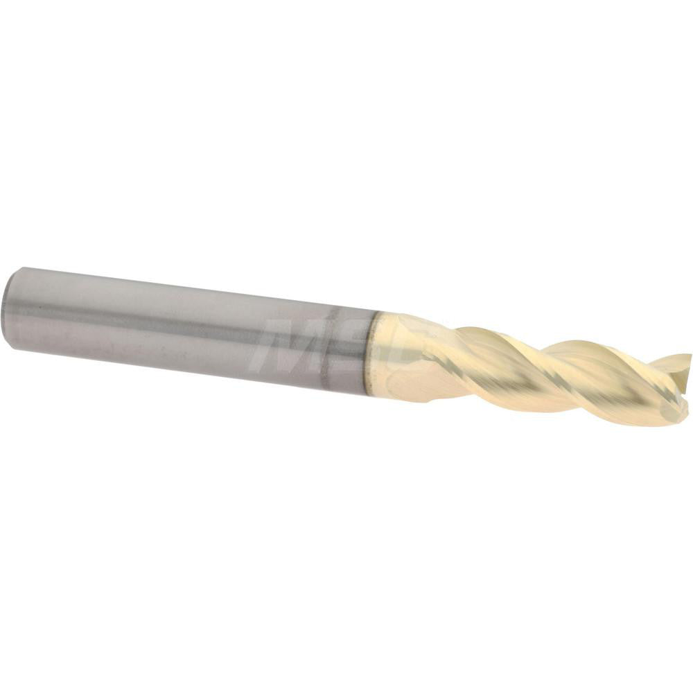 Accupro 314636 Square End Mill 9/32" Dia, 13/16" LOC, 3 Flute, Solid Carbide