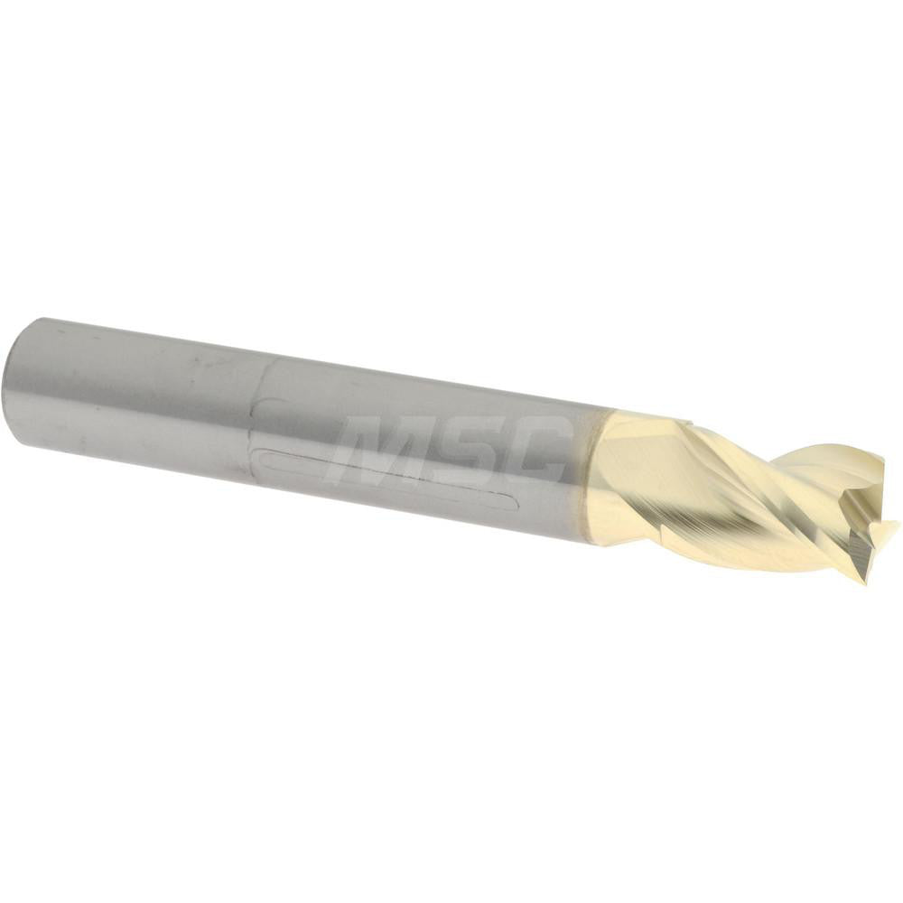 Accupro 314709 Square End Mill 3/8" Dia, 1/2" LOC, 3 Flute, Solid Carbide