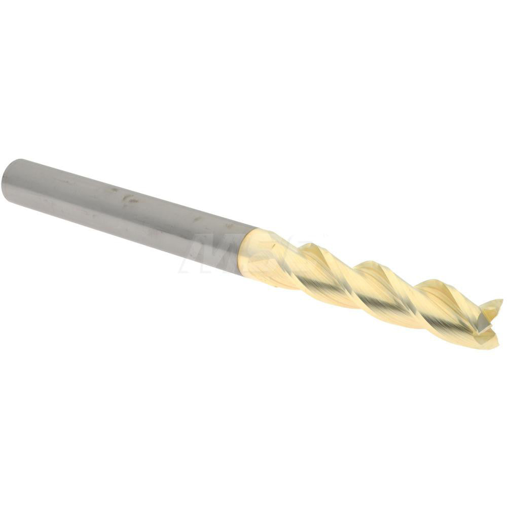 Accupro 314878 Square End Mill 1/2" Dia, 2-1/4" LOC, 3 Flute, Solid Carbide