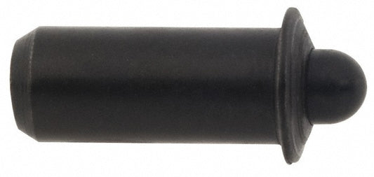 Vlier PFP60 1.1" Body Len x 1/2" Body Diam, 0.332" Plunger Diam, 8 Lb Init to 18 Lb Final End Force, 1.1" Len Under Flange, Steel Press Fit Spring Plunger