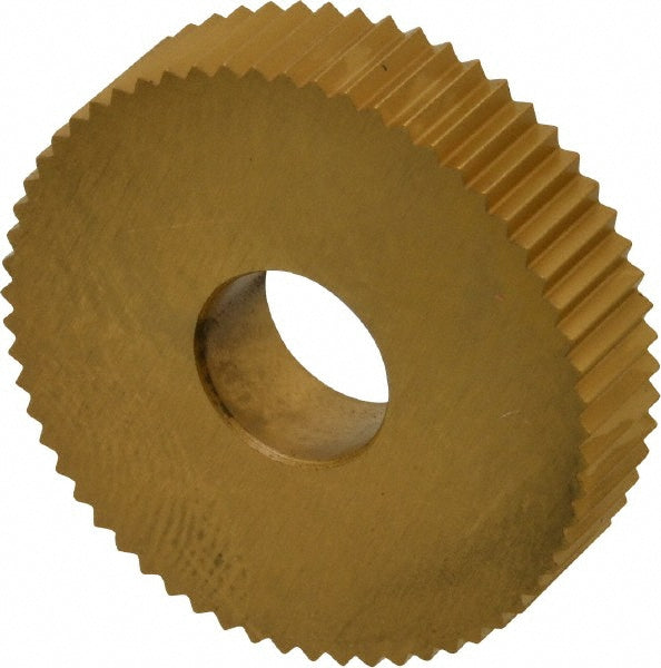 Dorian Tool 73310125312 Standard Knurl Wheel 1" Dia, 90 &deg Tooth Angle, 20 TPI, Straight, Cobalt