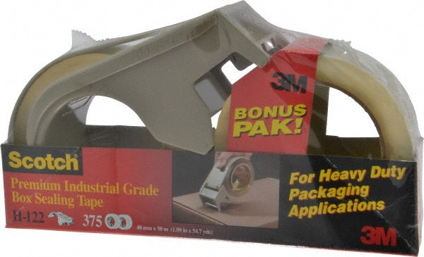 Scotch 7010382499 Packing Tape 2" Wide, Clear, Rubber Adhesive