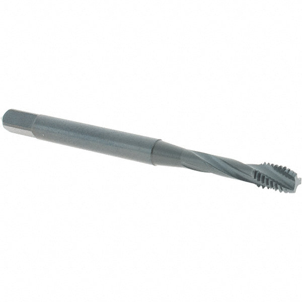 OSG 1705601 Spiral Flute Tap M4x0.70 Metric Coarse, 3 Flutes, Modified Bottoming, 6H Class of Fit, Powdered Metal, Oxide Coated