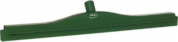 Vikan 77142 Hygienic Floor Squeegee w/replacement cassette, 23.6", Green
