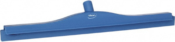 Vikan 77143 Hygienic Floor Squeegee w/replacement cassette, 23.6", Blue
