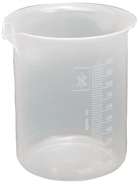 Dynalon Labware 222075-0100 Griffin-Style Beaker 100.000 mL, Polypropylene, 5 mL Graduation