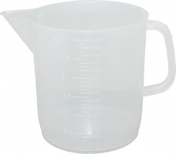 Dynalon Labware 326495-3000 Graduated Beaker 3000.000 mL, Polypropylene, 100 mL Graduation