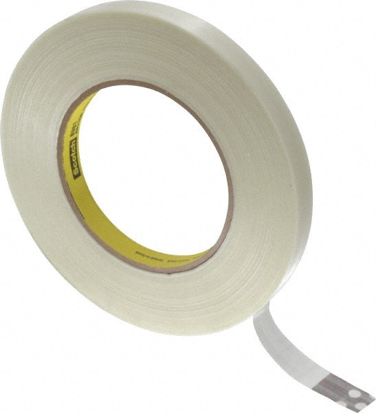 Scotch 7000123466 Packing Tape 1/2" Wide, Clear, Rubber Adhesive