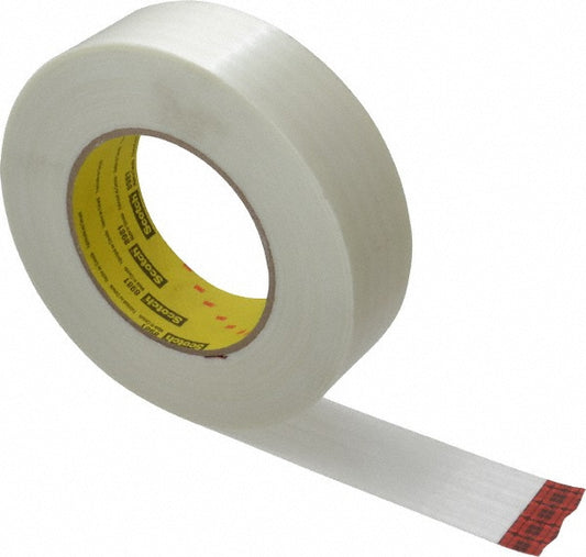 Scotch 7000123470 Packing Tape 1-1/2" Wide, Clear, Rubber Adhesive