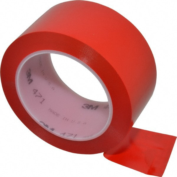3M 7000028850 Floor & Aisle Marking Tape 2" Wide, 108' Long, 5.2 mil Thick, Vinyl
