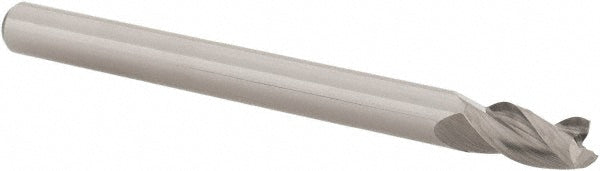 M.A. Ford 13812501 Square End Mill 1/8" Dia, 1/4" LOC, 3 Flute, Solid Carbide