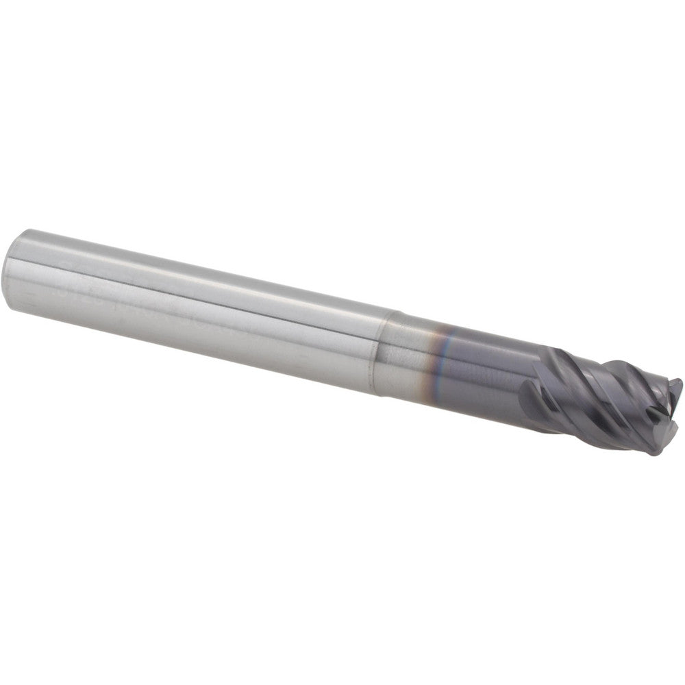 Kyocera SGS Precision Tools 36783 Corner Radius End Mill 5/16" Dia, 13/32" LOC, 0.0400" Radius, 4 Flute, Solid Carbide