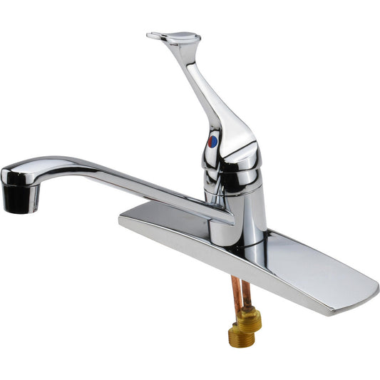 B&K Mueller 222-108 Deck Plate Mount, Kitchen Faucet without Spray