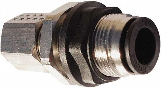 Legris 3146 08 00 Push-To-Connect Tube to Tube Tube Fitting Mixed Bulkhead Connector