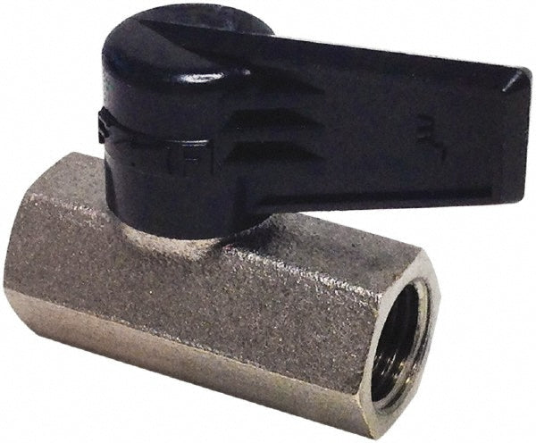 Legris 0492 04 13 Miniature Manual Ball Valve 1/4" Pipe, Female Port