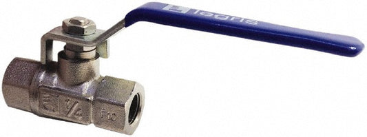 Legris 4902 10 13 Standard Manual Ball Valve 1/4" Pipe, Female Port