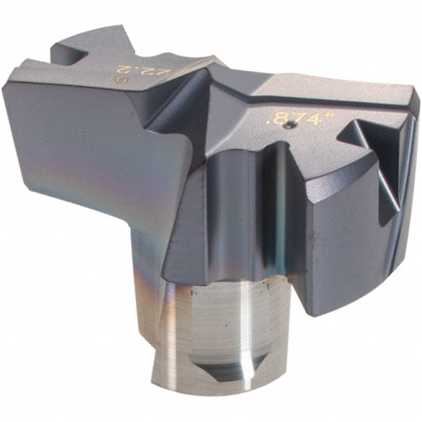 Iscar 5568181 Replaceable Drill Tips FCP0874 IC908, 0.8747" Dia, 22.22 mm Dia, 140 deg Point,  IC908