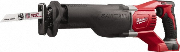 Milwaukee Tool 2621-20 Cordless Reciprocating Saw 18V, 0 to 3,000 SPM, 1-1/8" Stroke