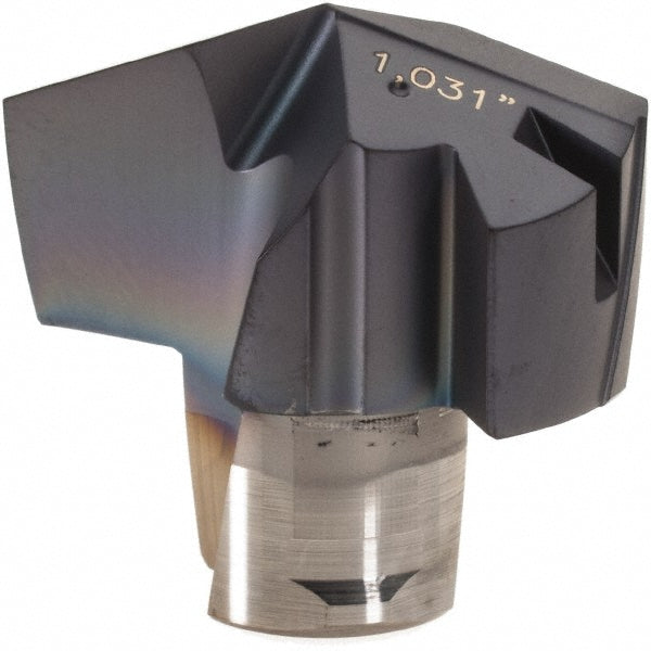 Iscar 5568326 Replaceable Drill Tips ICP1031 IC908, 1.0310" Dia, 26.19 mm Dia, 140 deg Point,  IC908