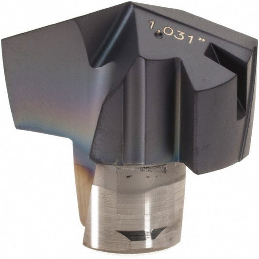 Iscar 5568326 Replaceable Drill Tips ICP1031 IC908, 1.0310" Dia, 26.19 mm Dia, 140 deg Point,  IC908
