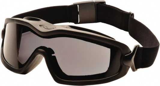PYRAMEX GB6420SDT Safety Goggles Anti-Fog & Scratch-Resistant, Gray Polycarbonate Lenses