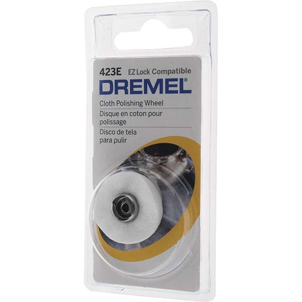 Dremel 423E EZ Lock Cloth Polishing Wheel Use with Dremel Rotary Tool