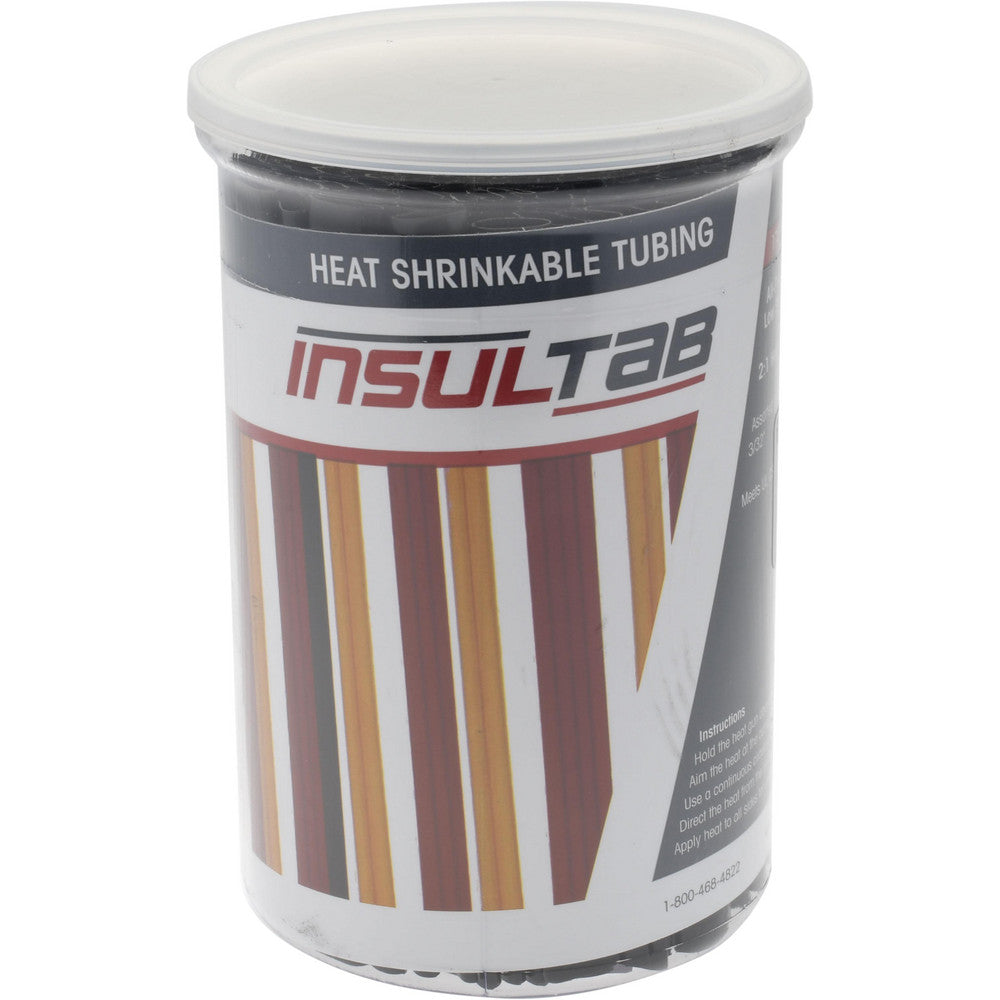 Insultab, Inc. 30-PVC-175BK 175 Piece, Black, Heat Shrink Electrical Tubing Kit